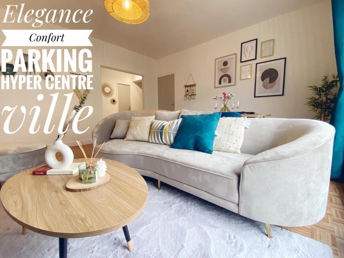 Confort & Elegance En Ville Avec Parking Gratuit Le Mans Exterior foto